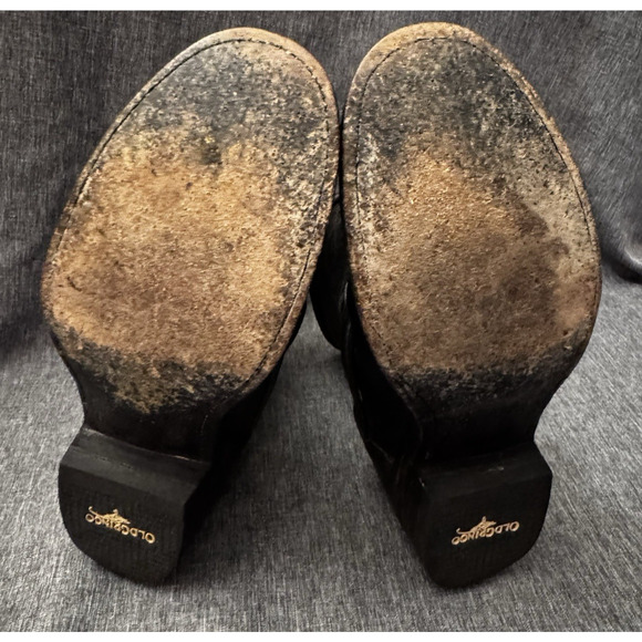 Old Gringo Boot Star Wome's Black Biker Engineer Cowboy Size 7.5B - Picture 9 of 13